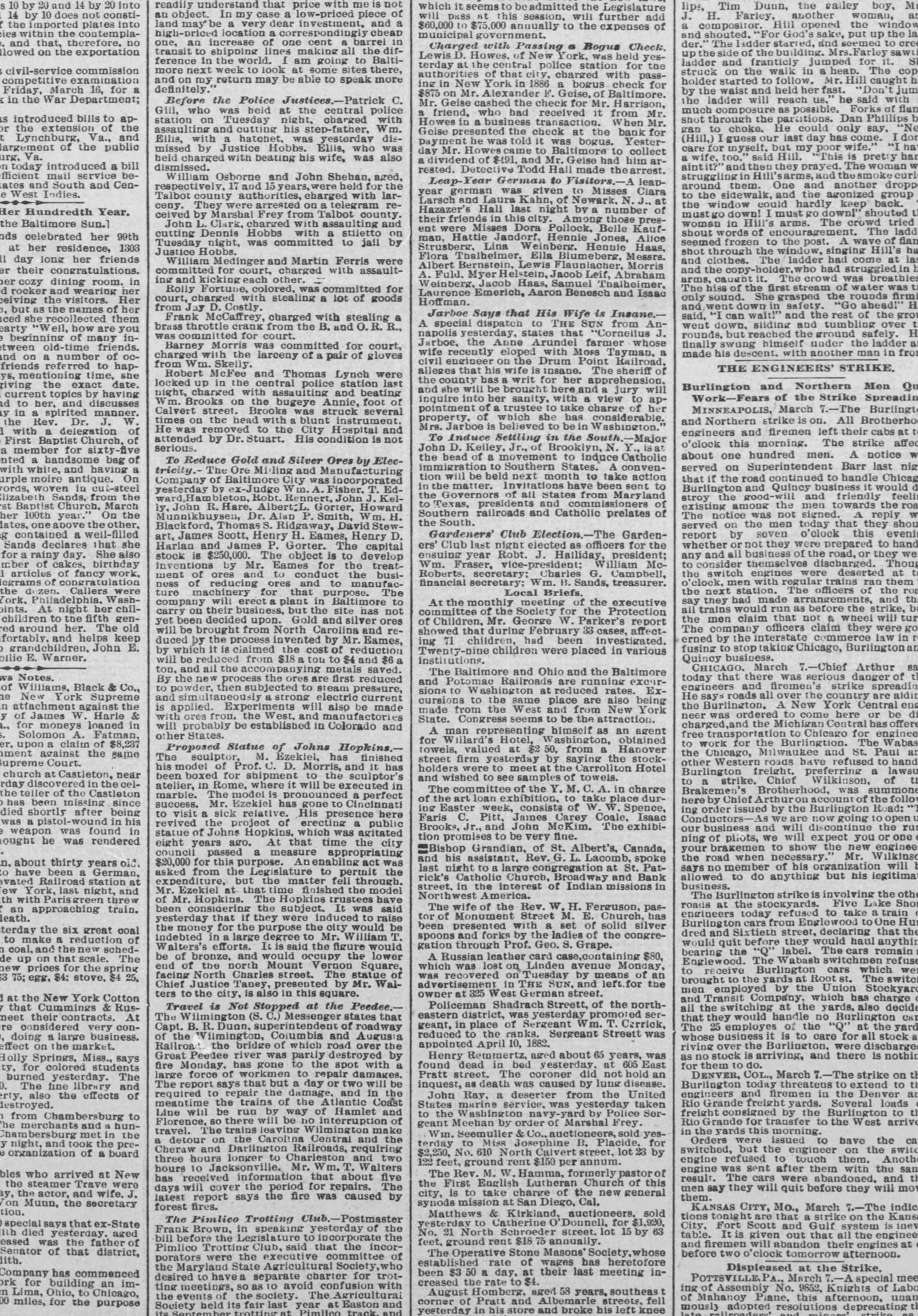 Annie newspaper article