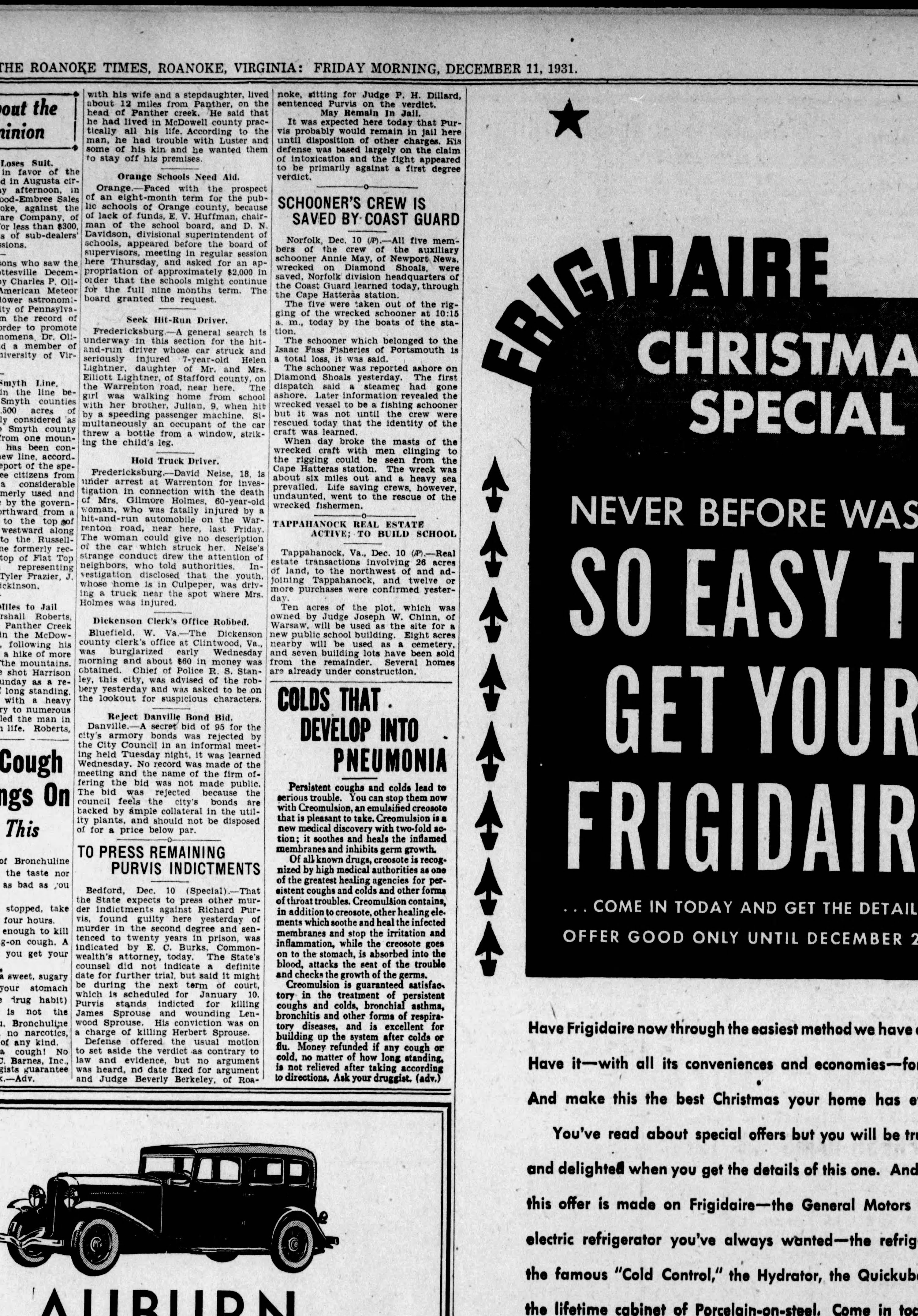 Annie May newspaper article