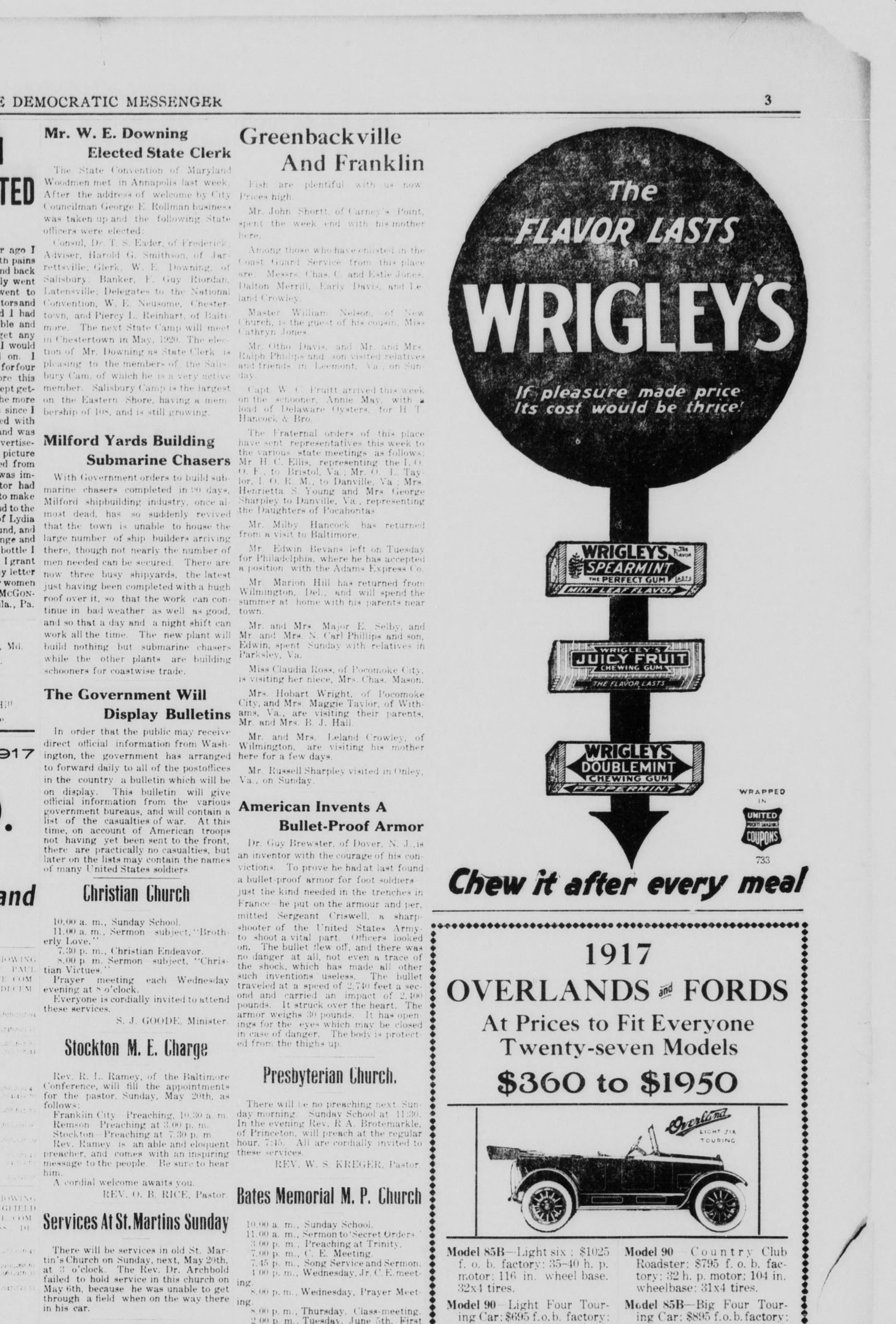 Annie May newspaper article