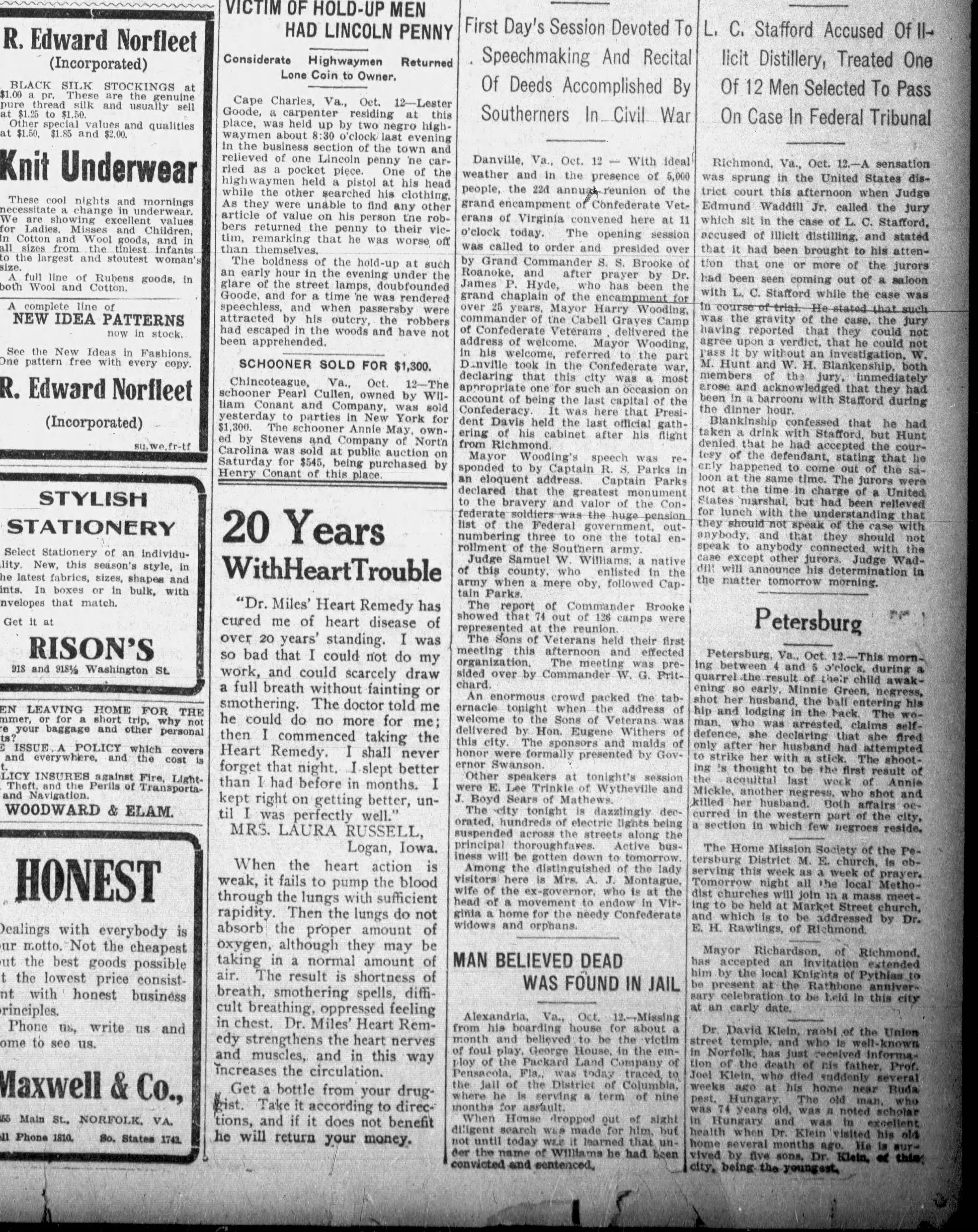Annie May newspaper article