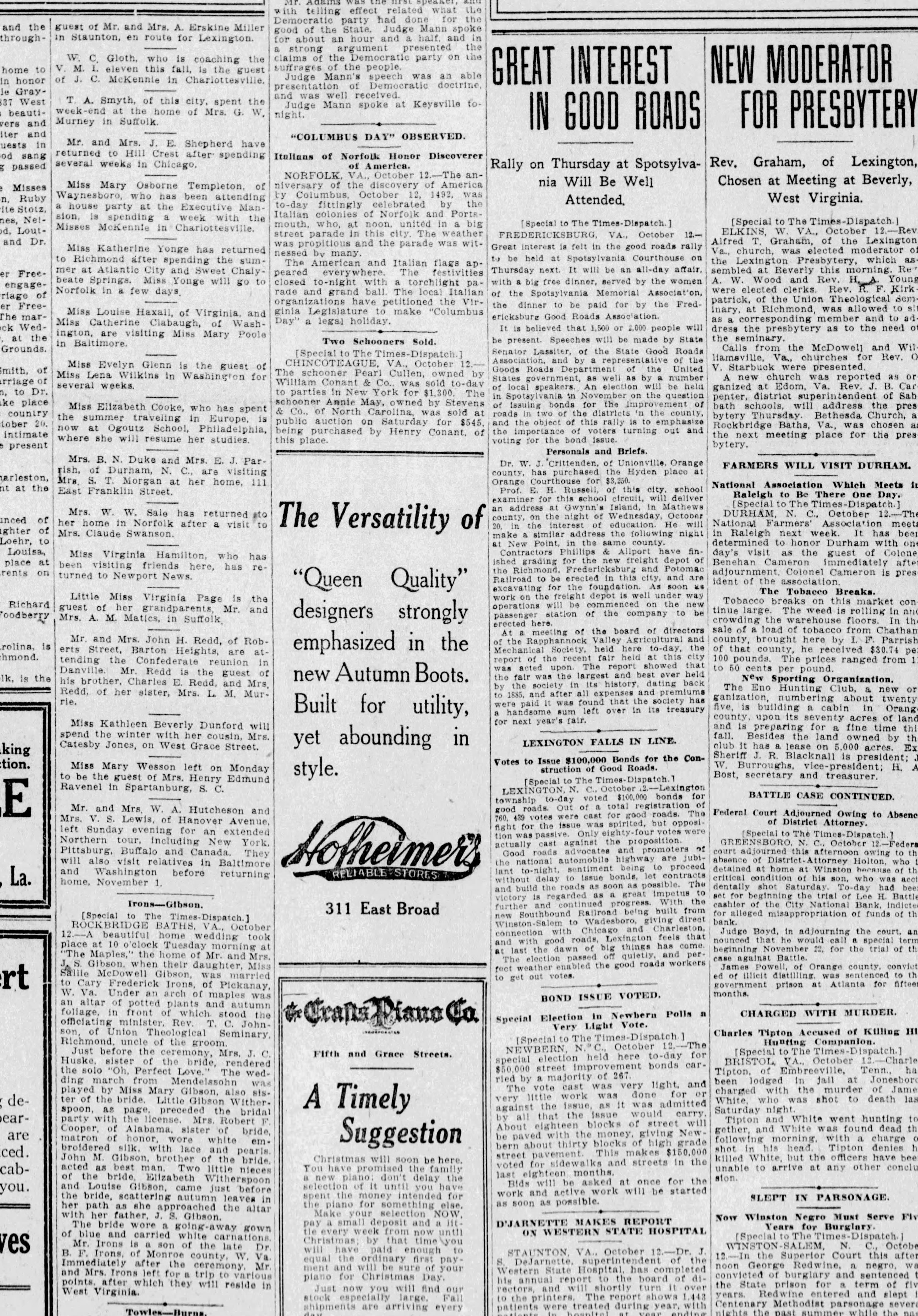 Annie May newspaper article