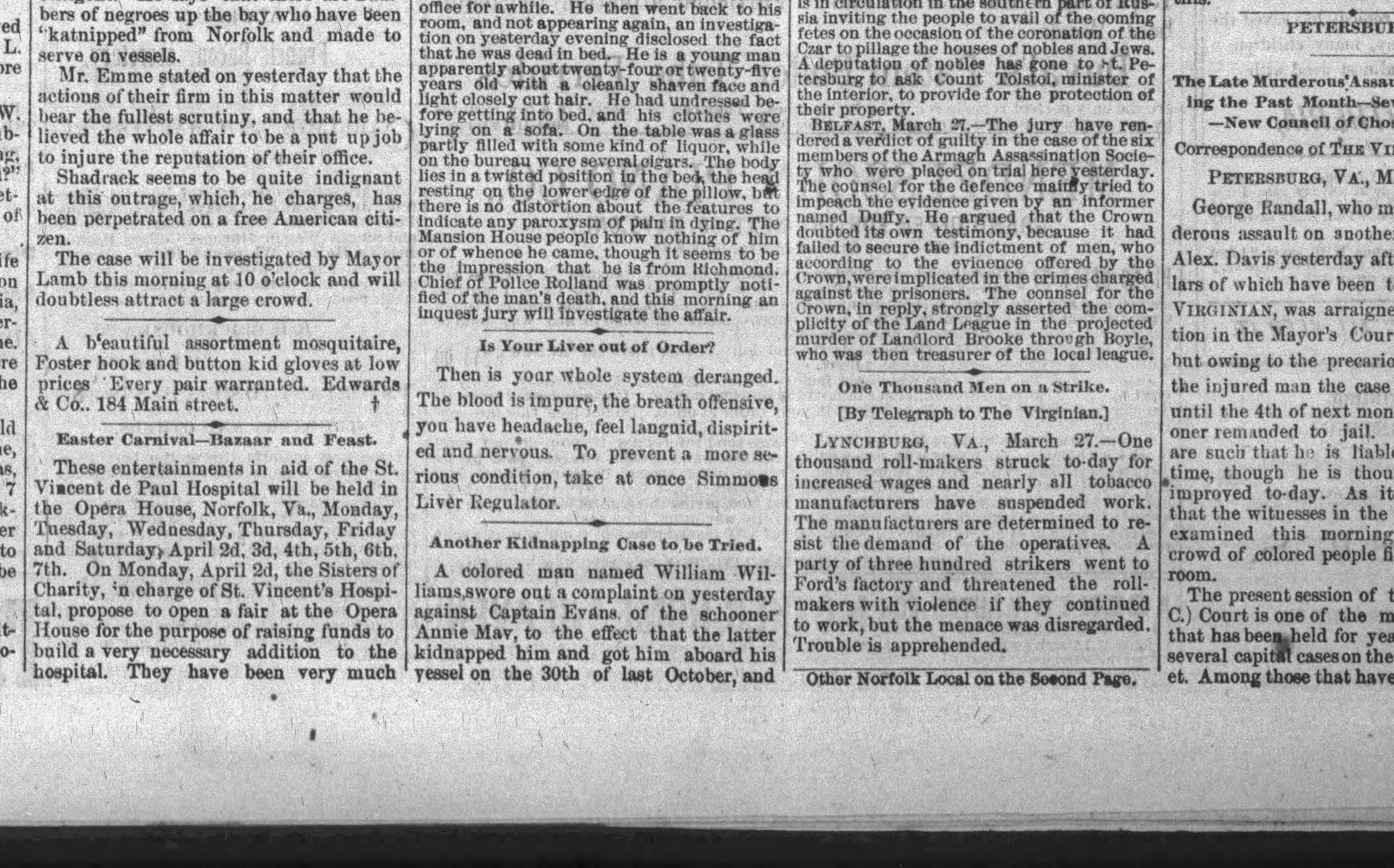 Annie May newspaper article