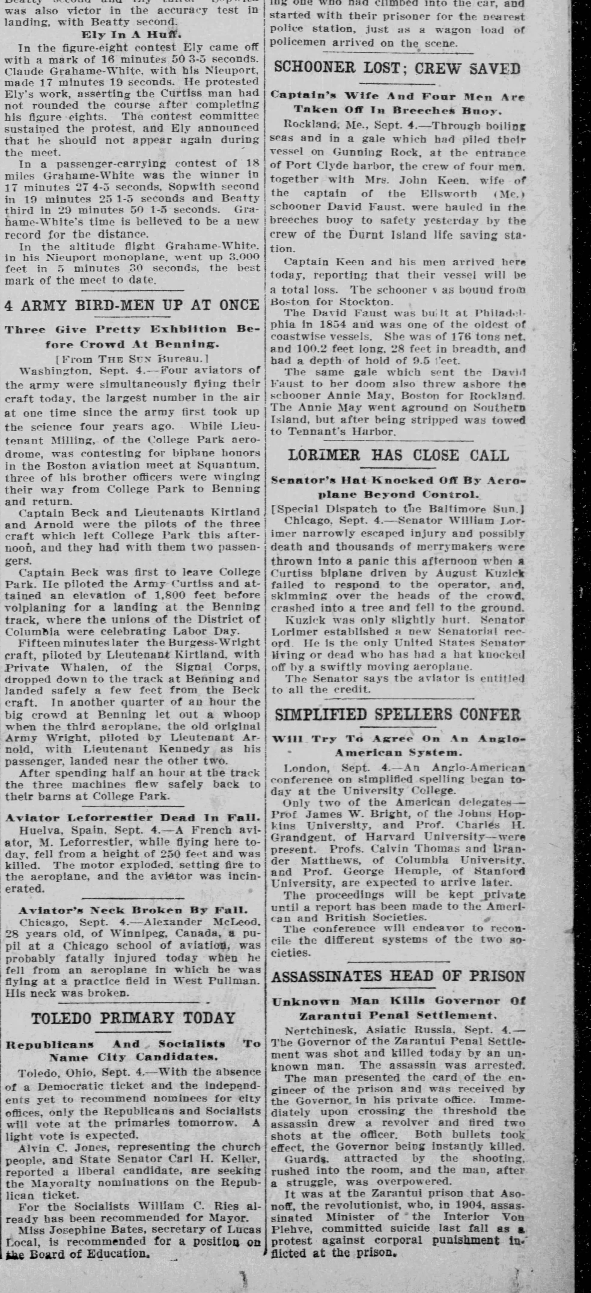 Annie May newspaper article