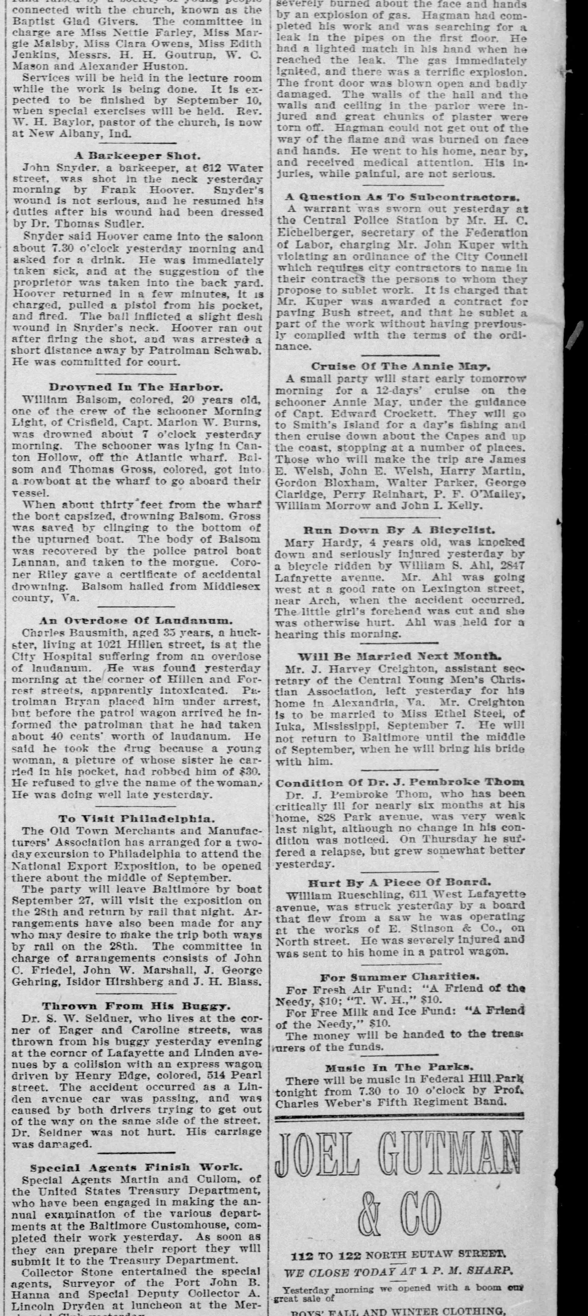 Annie May newspaper article