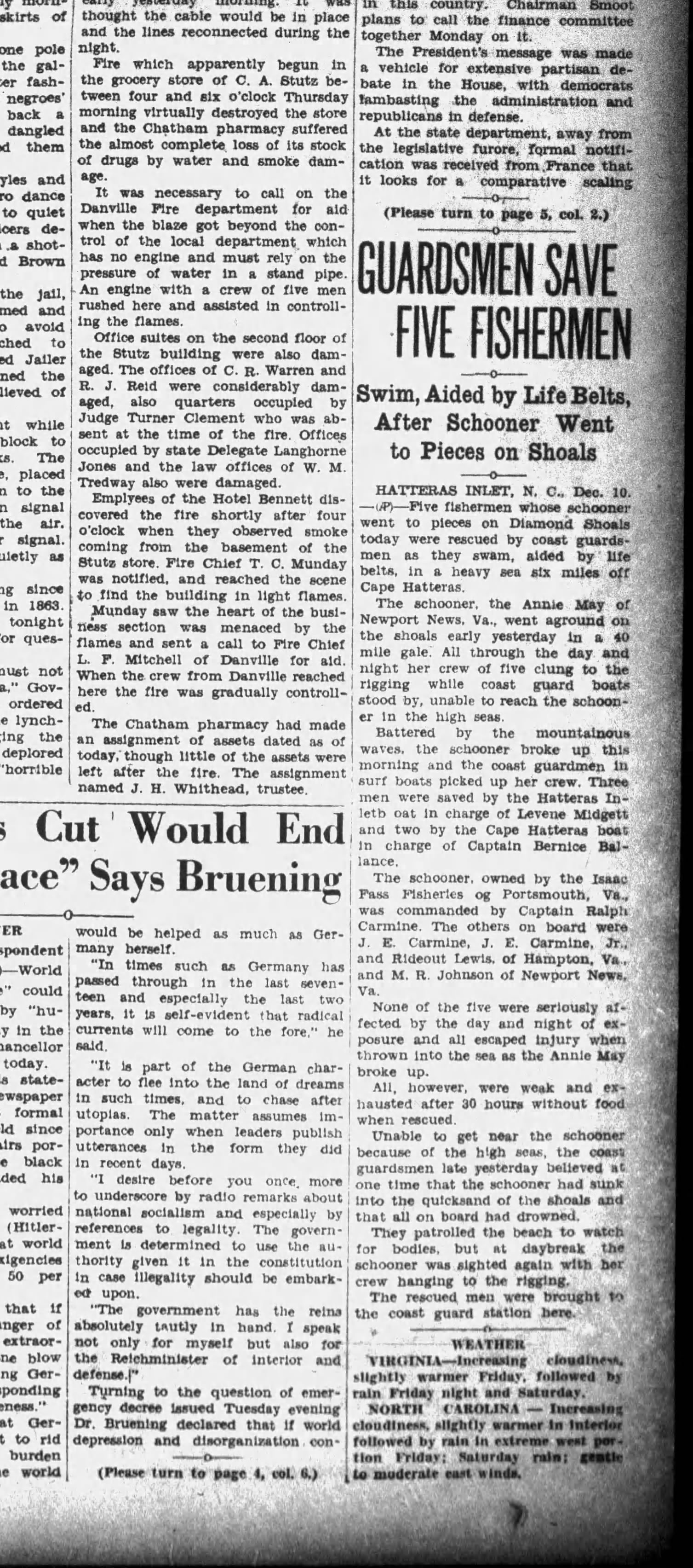 Annie May newspaper article