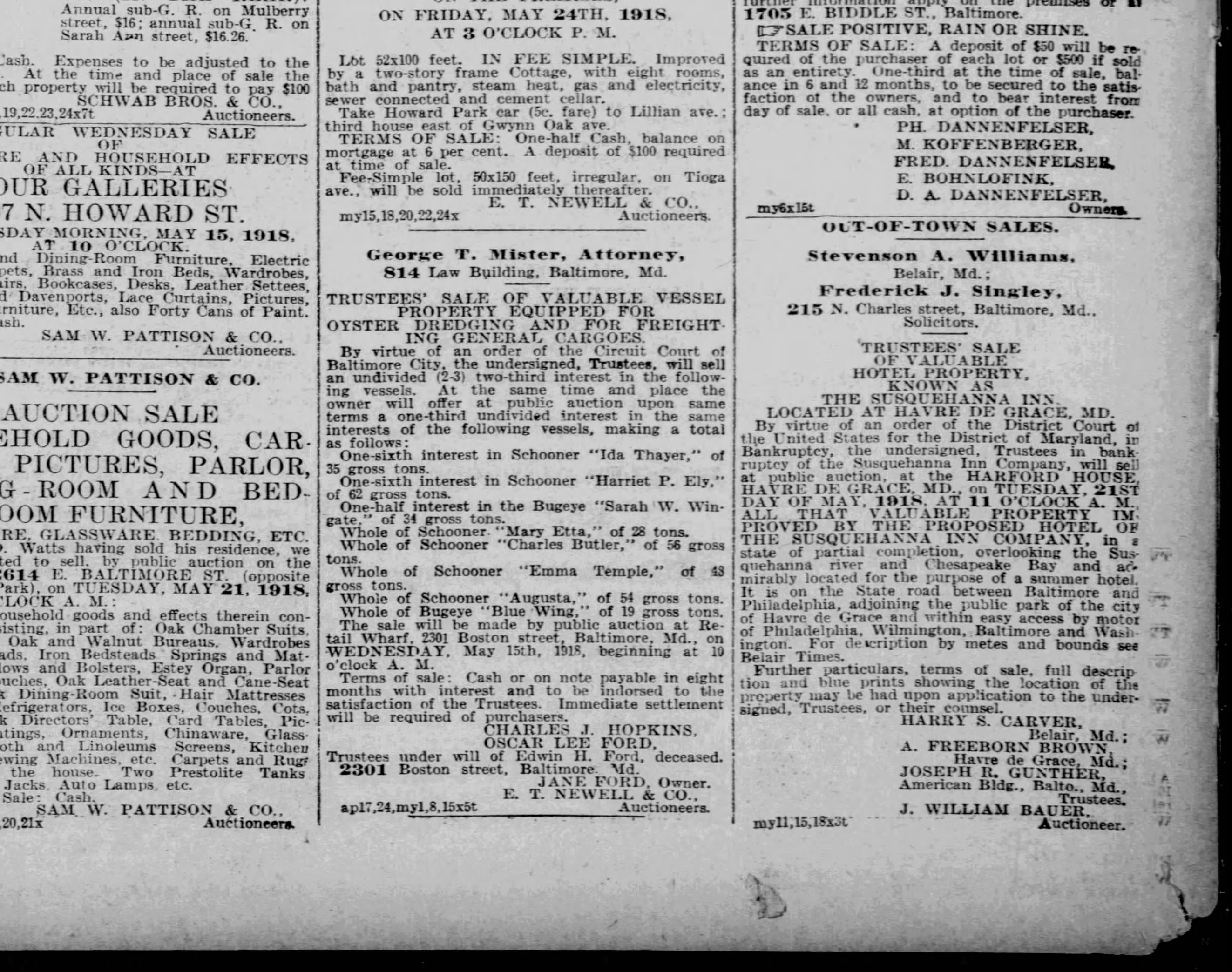 Blue Wing newspaper article