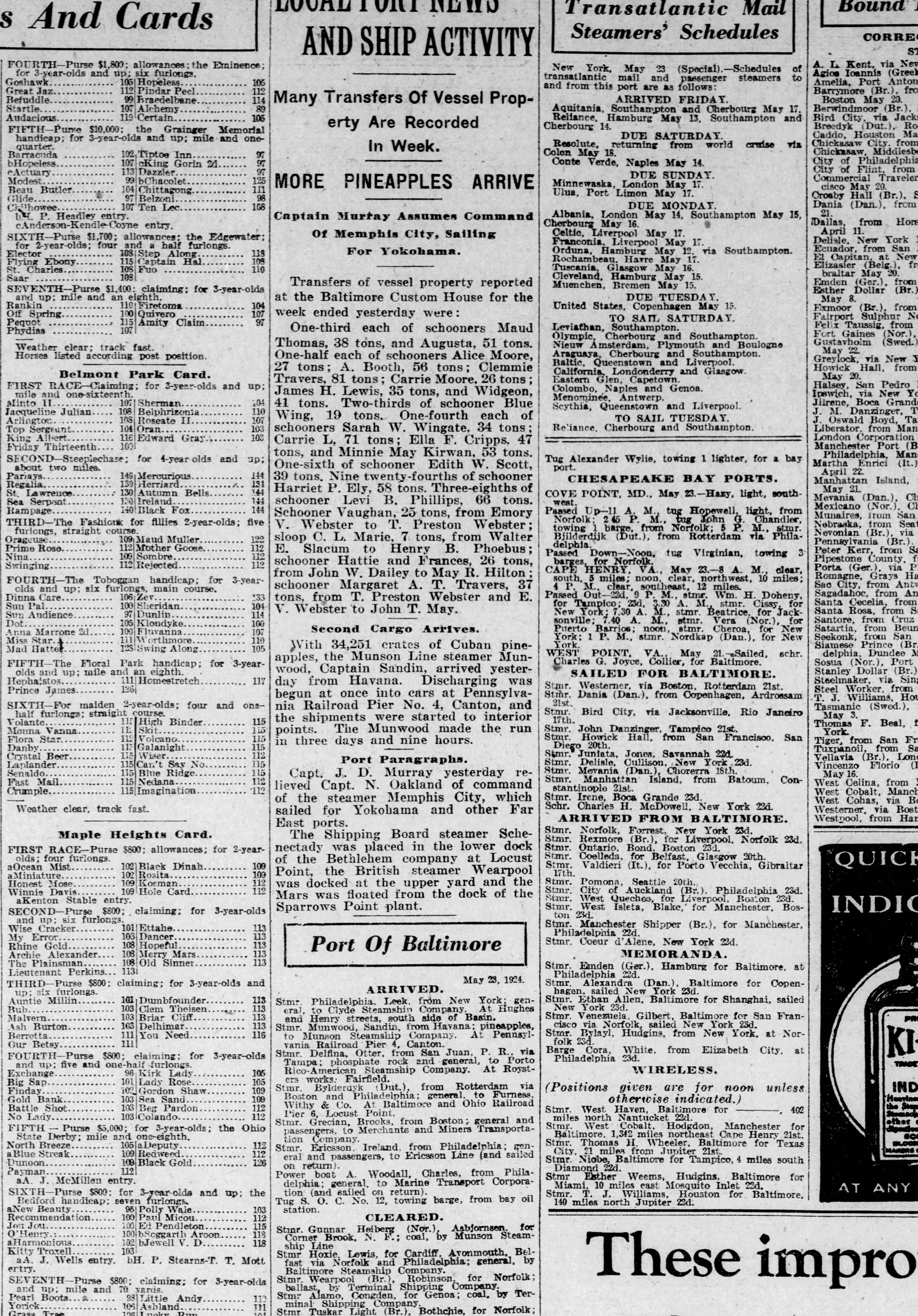 Blue Wing newspaper article