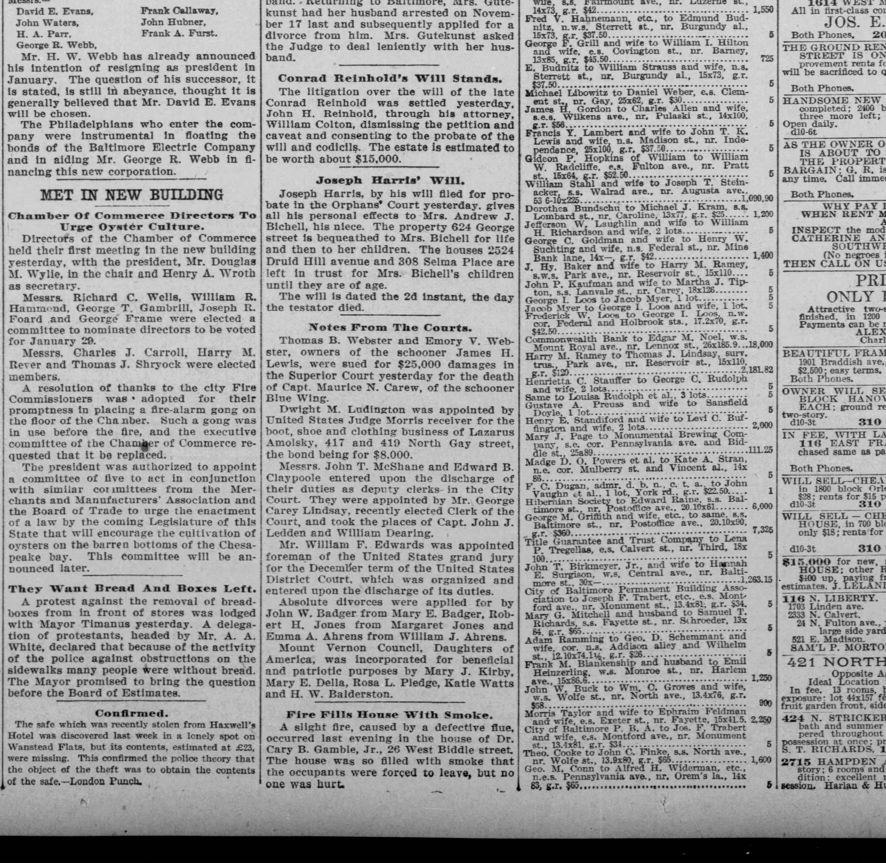 Blue Wing newspaper article