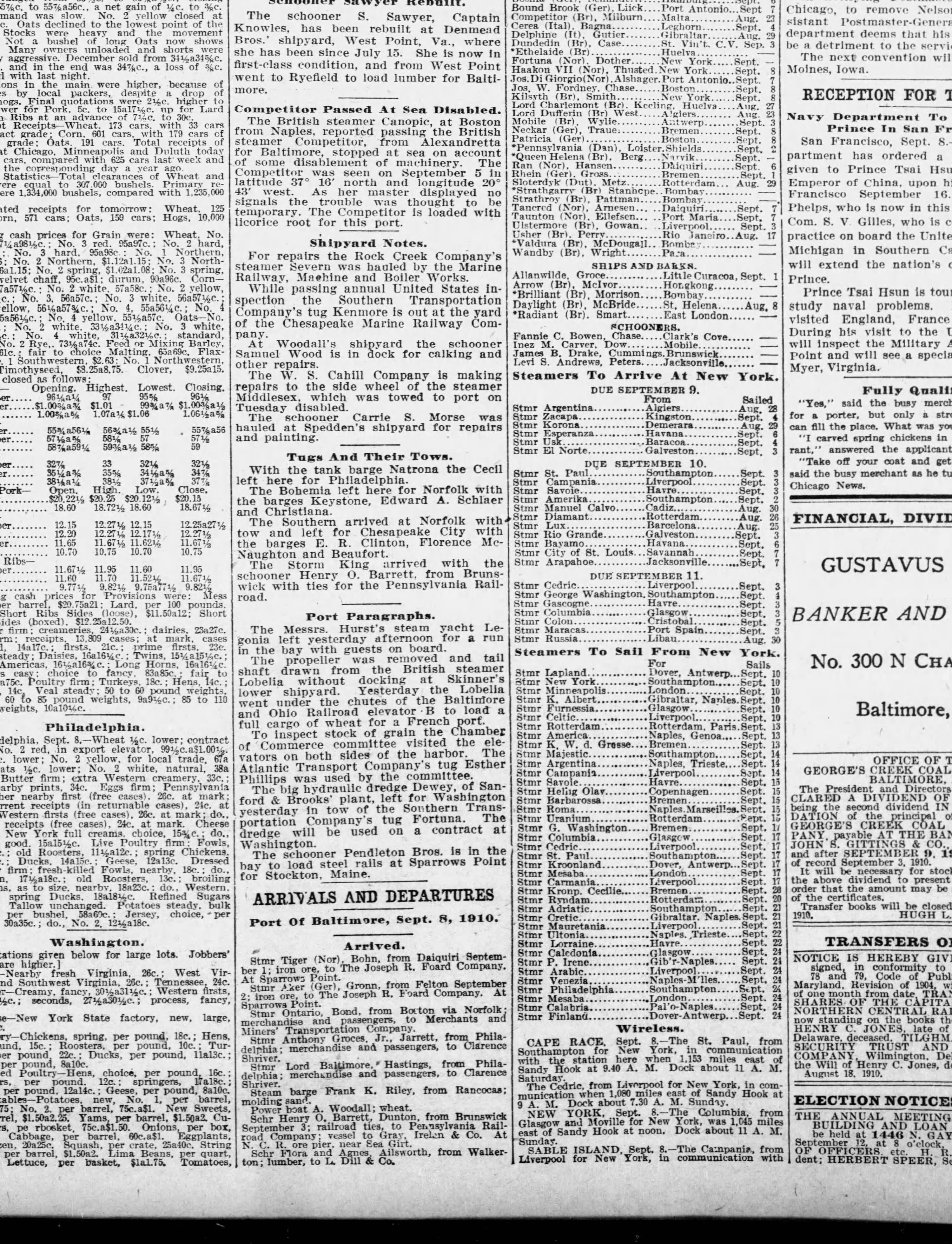 Carrie S. Morse newspaper article