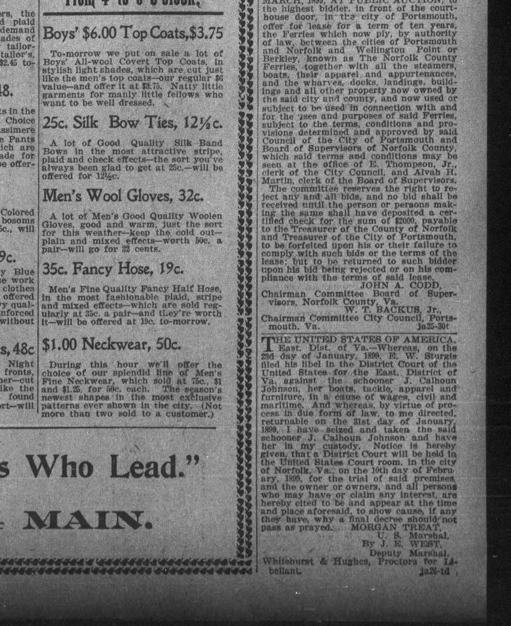 J. Calhoun Johnson newspaper article