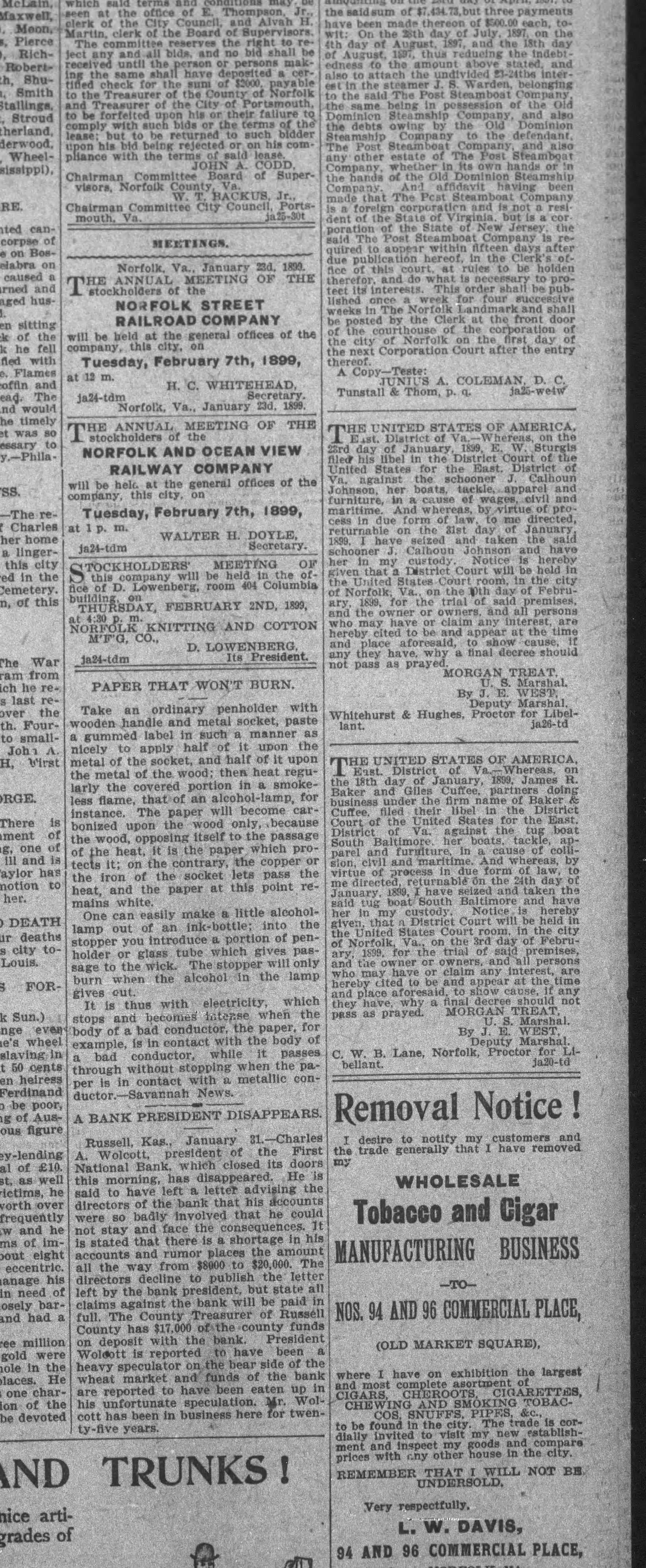 J. Calhoun Johnson newspaper article