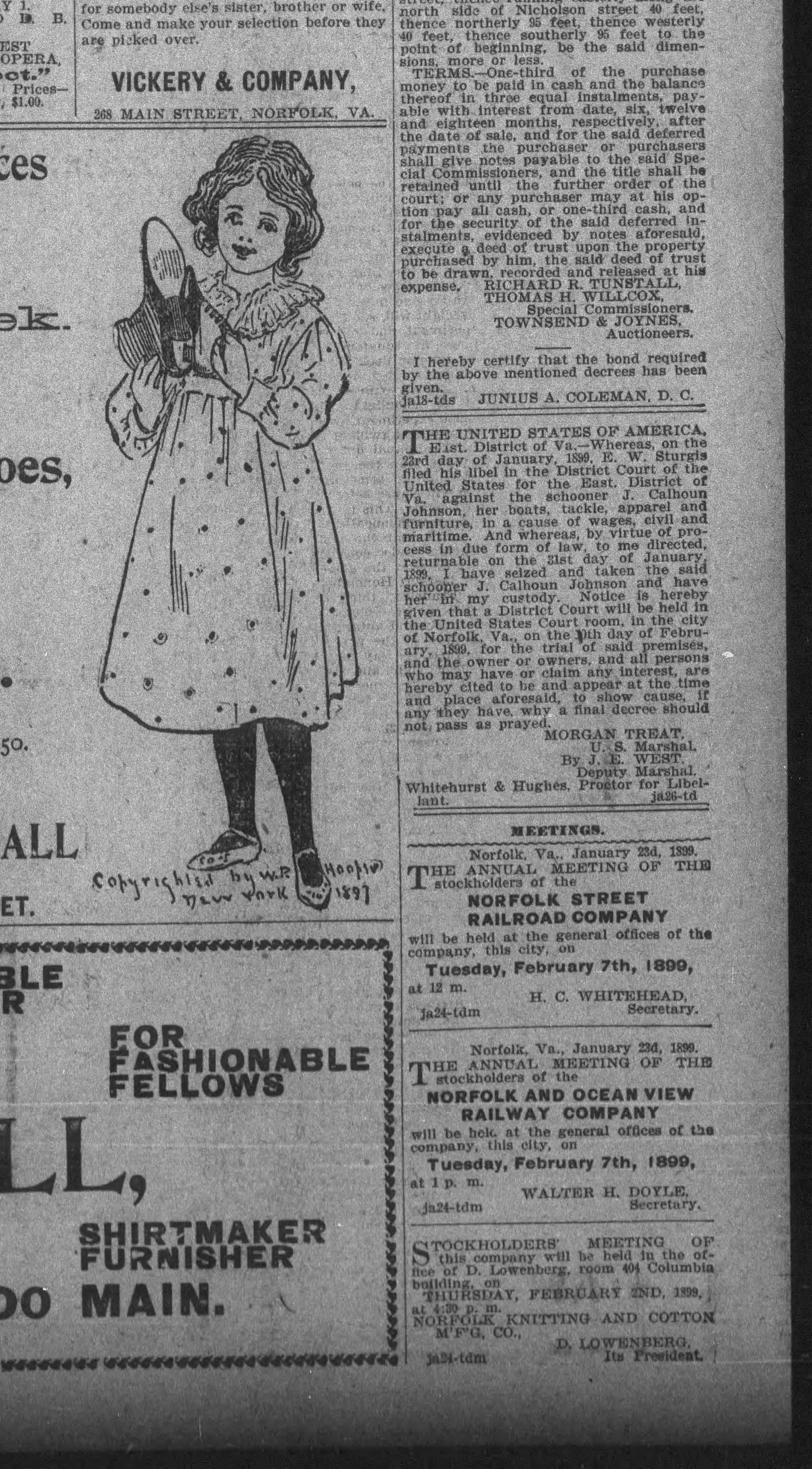 J. Calhoun Johnson newspaper article