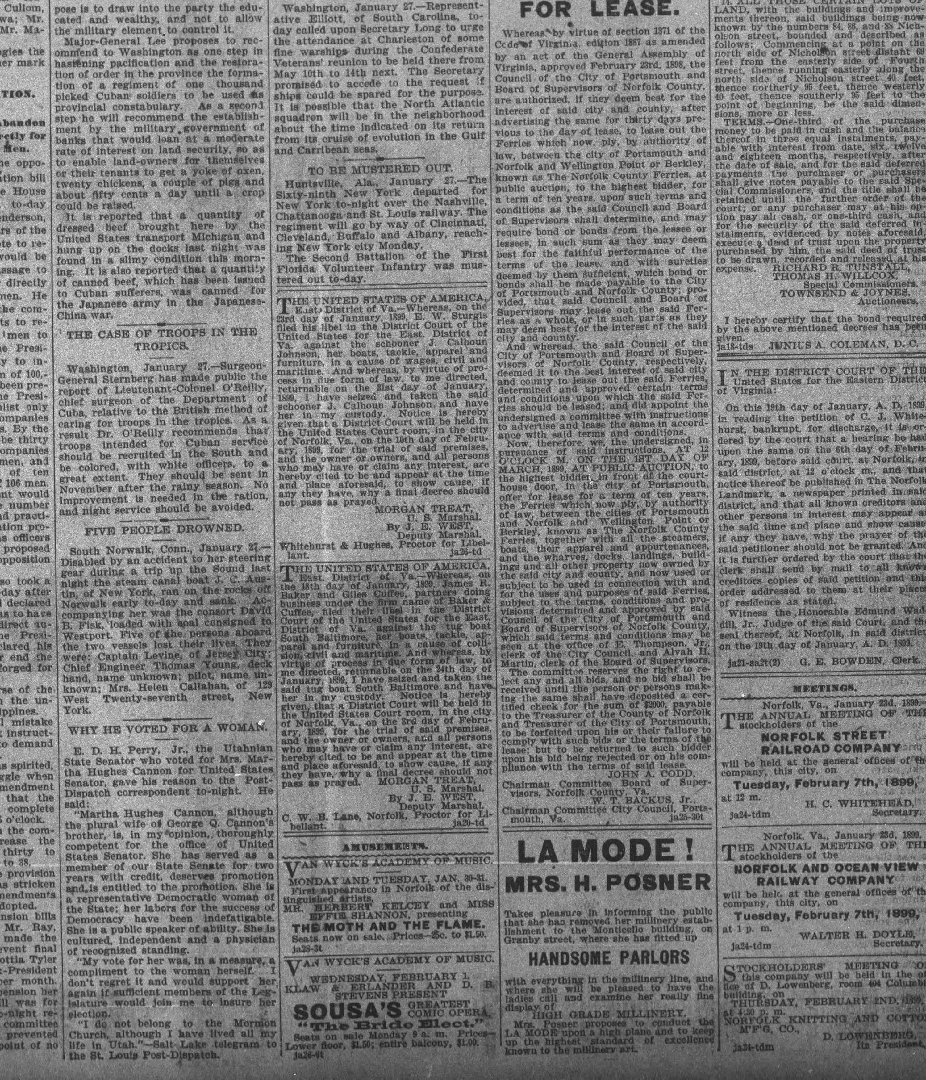 J. Calhoun Johnson newspaper article