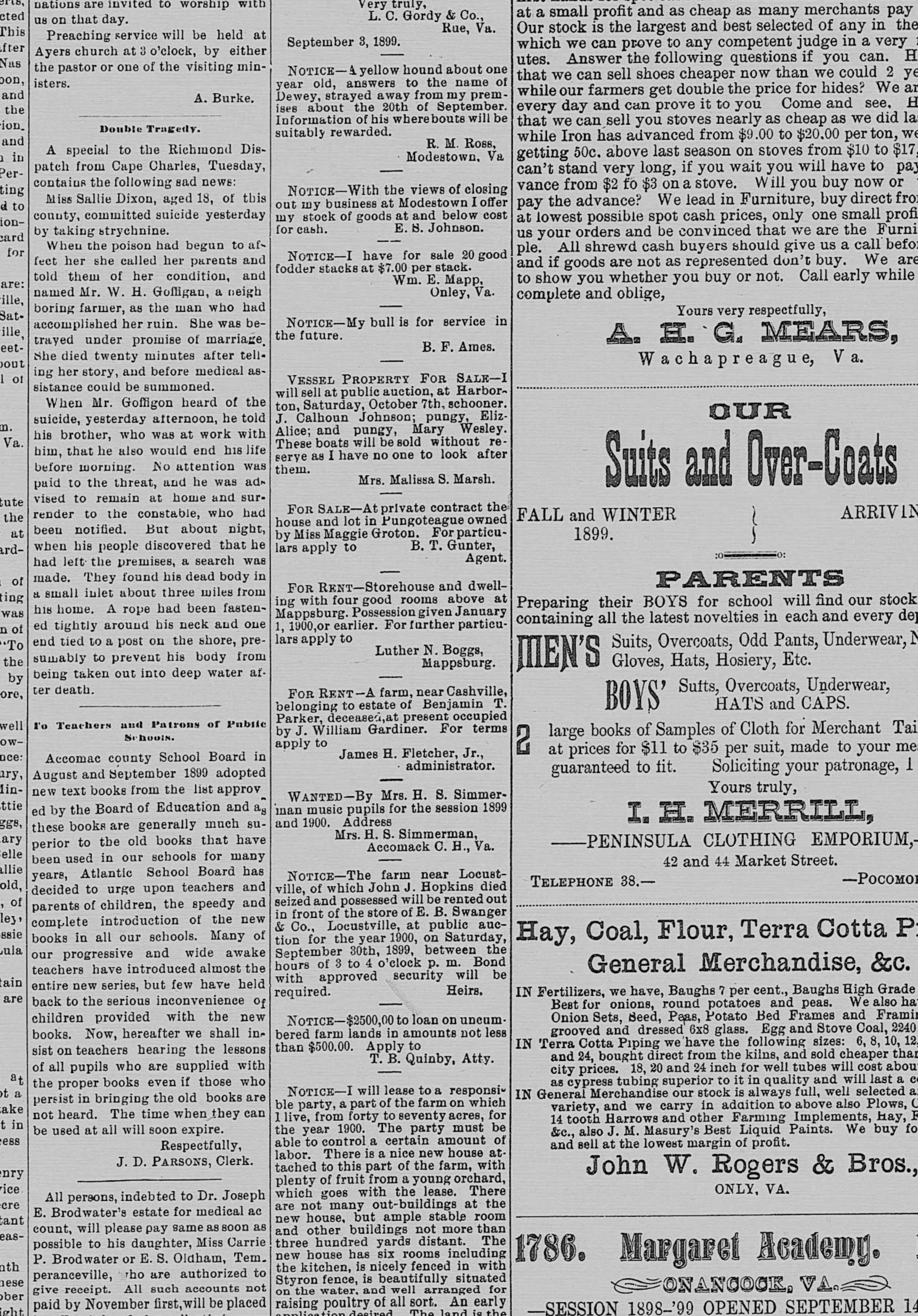 J. Calhoun Johnson newspaper article