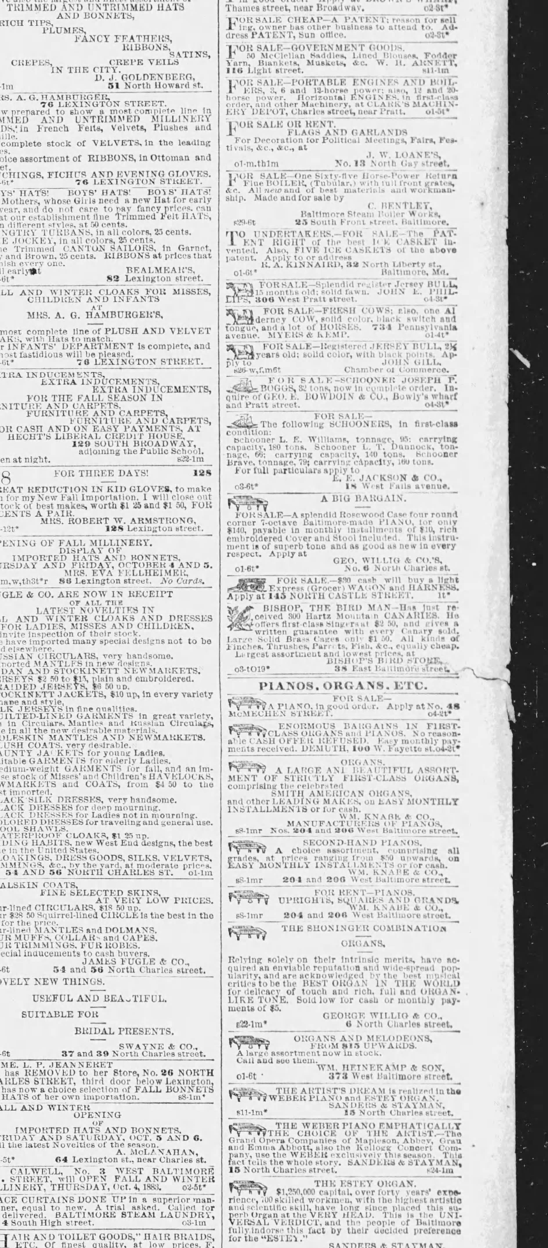 Joseph Boggs newspaper article