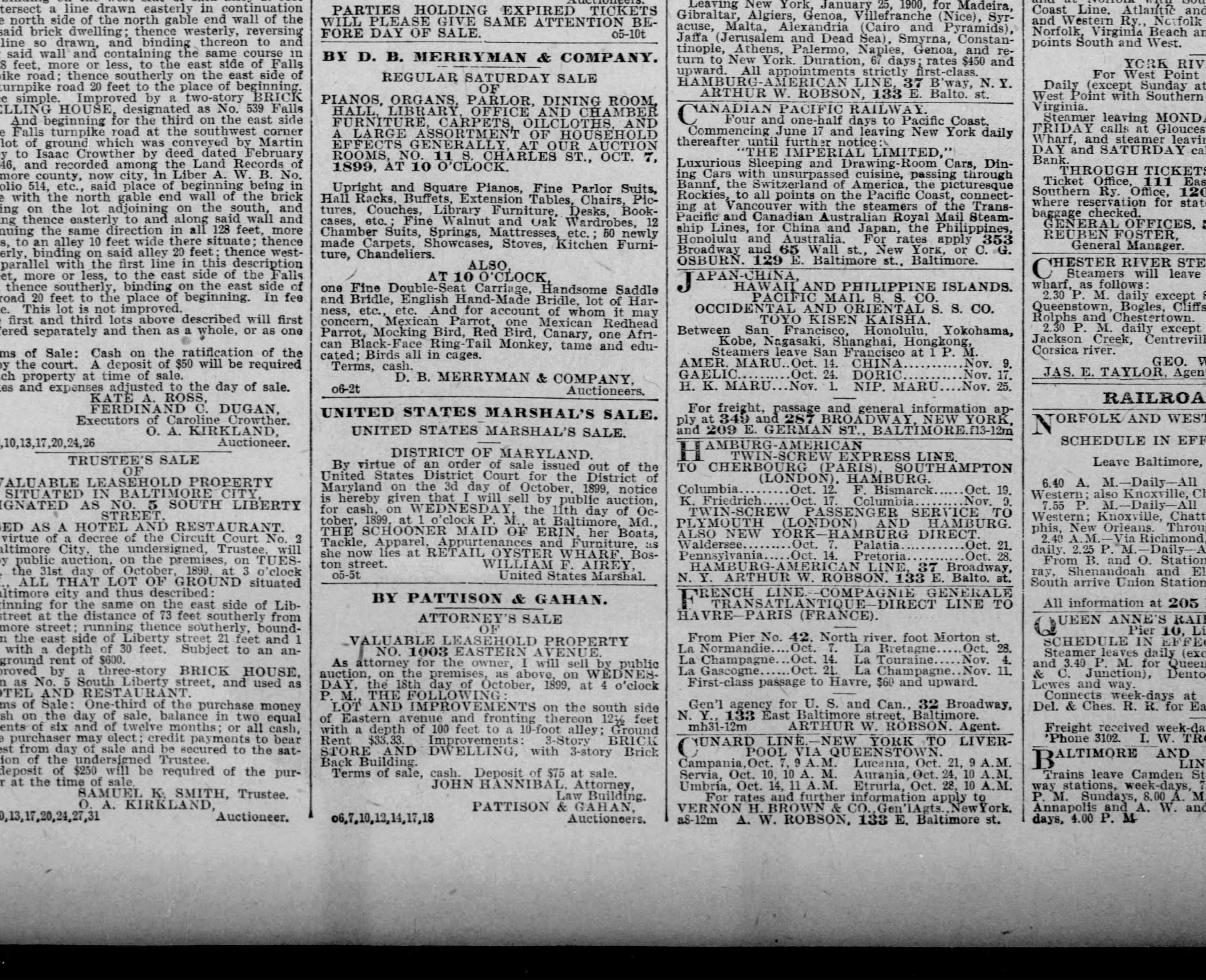 Maid of Erin newspaper article