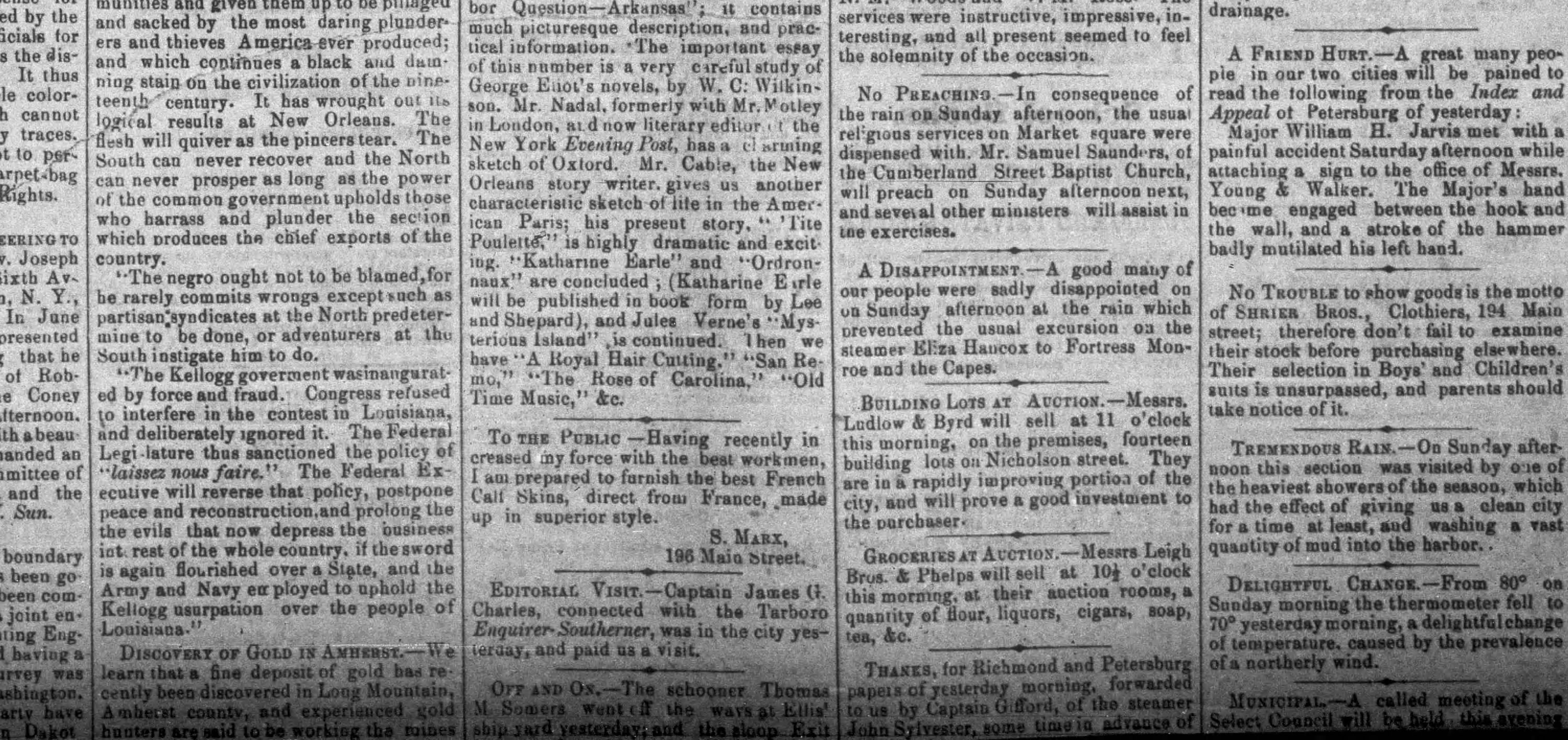 Thomas M. Somers newspaper article