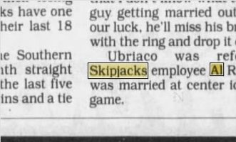 Newspapers.com keyword thumbnail