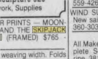 Newspapers.com keyword thumbnail