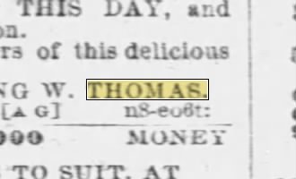 Newspapers.com keyword thumbnail