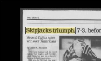Newspapers.com keyword thumbnail