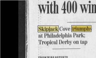 Newspapers.com keyword thumbnail