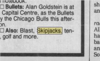 Newspapers.com keyword thumbnail