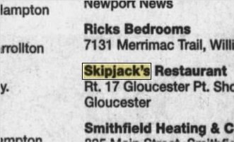 Newspapers.com keyword thumbnail