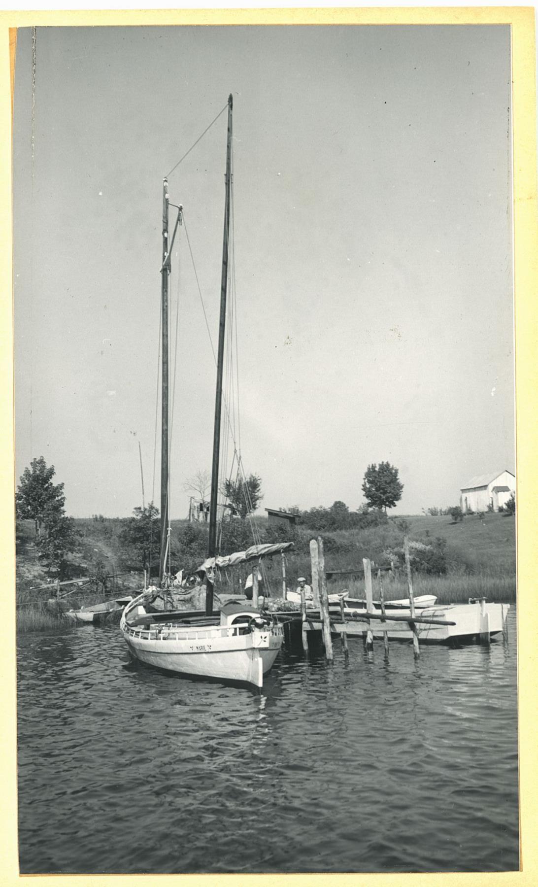 Catalog #: 0000.0278.0003.00 Title : Brogan Marie Olivet-Mill Creek Date Made : Range, Cir 01/01/1941 - Description : Brogan Marie Olivet-Mill Creek Credit Line : Gift of and Photographed by John G Earle Place Made : Olivet - Mill Creek