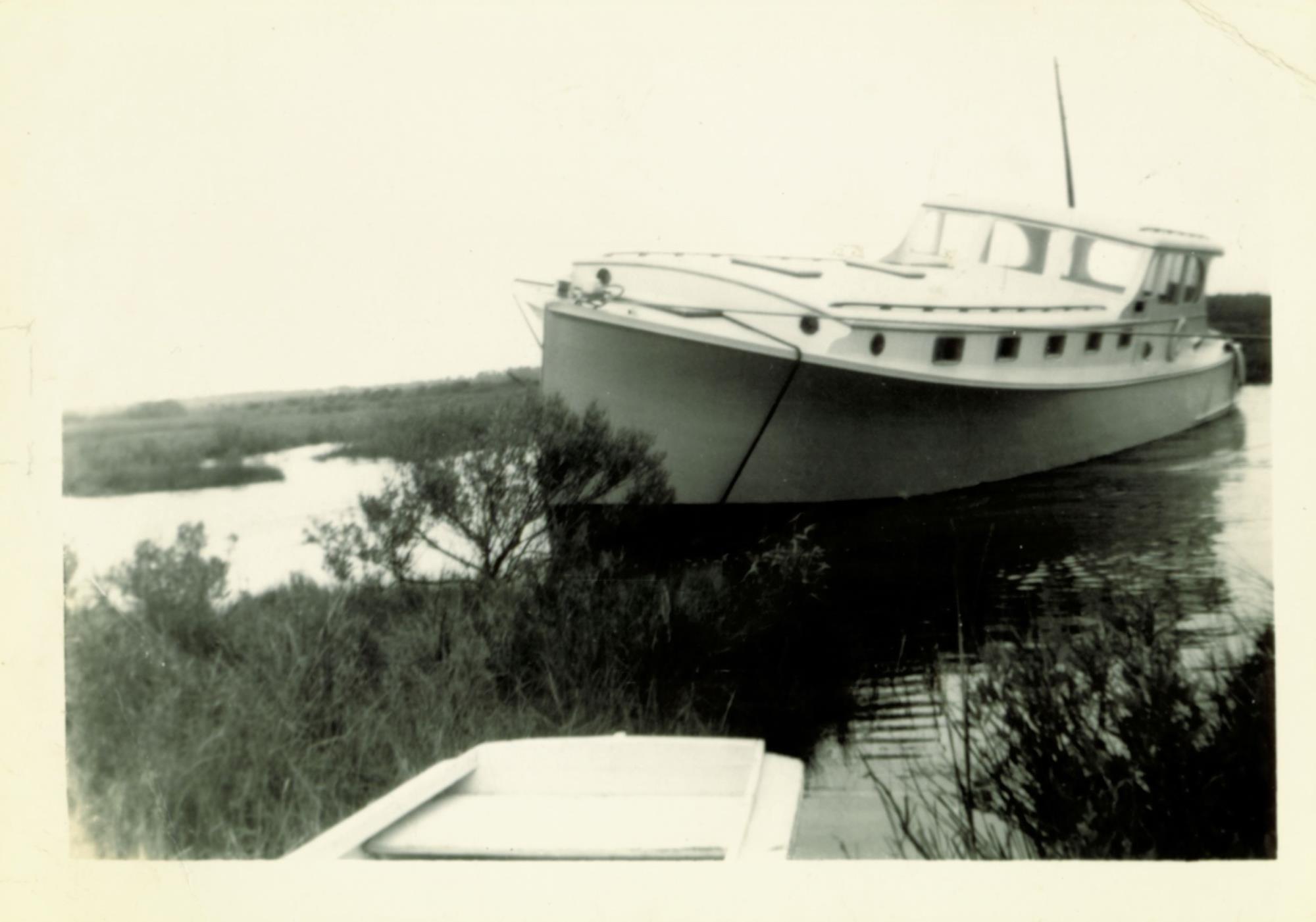 Launching into the shallows. Undated.