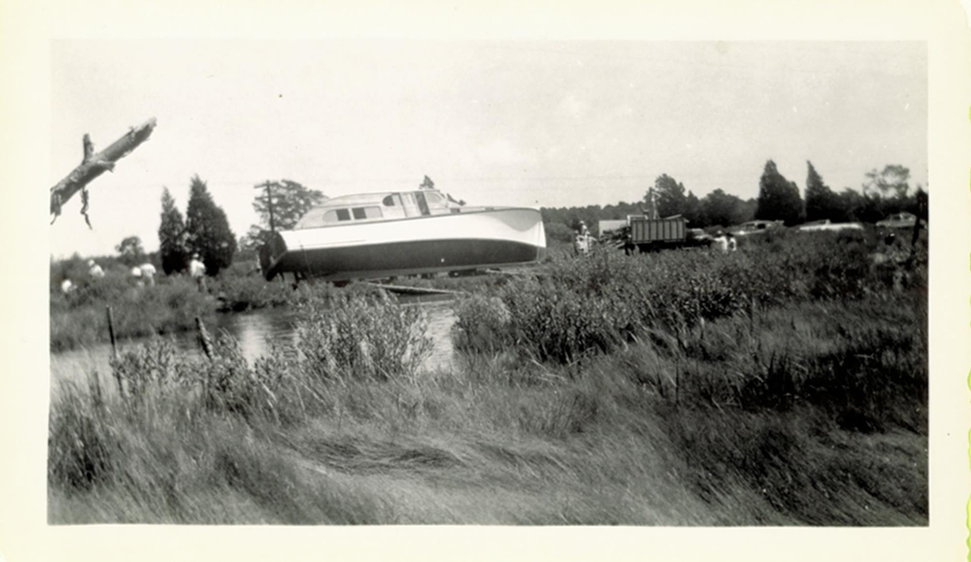 Same yacht as above. 15 October 1955.