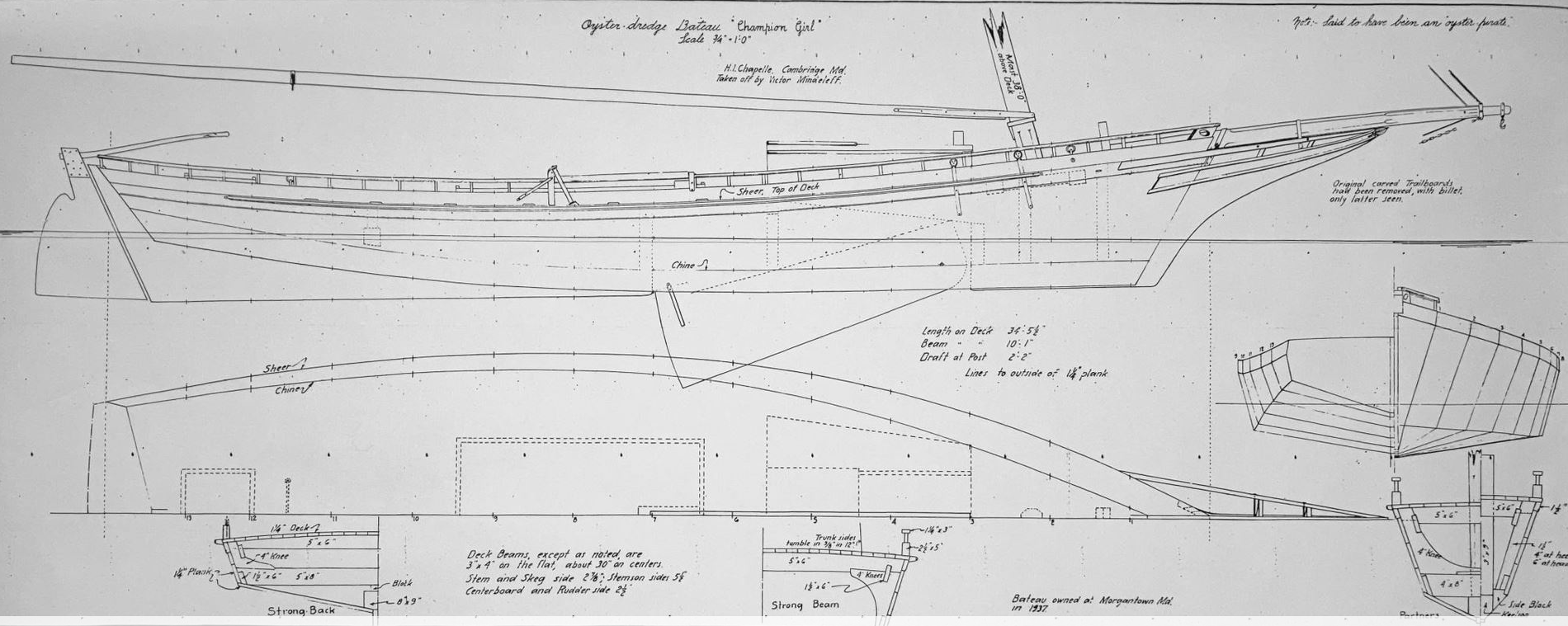 Champion Girl . Smithsonian Ship Plan List BA 89-15. CBMM Cat. No. 1994.0027.0108.00 Large-format ship plans are here .