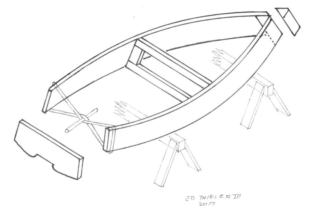 "By rack of eye" - How to build (and use) a Smith Island outboard skiff