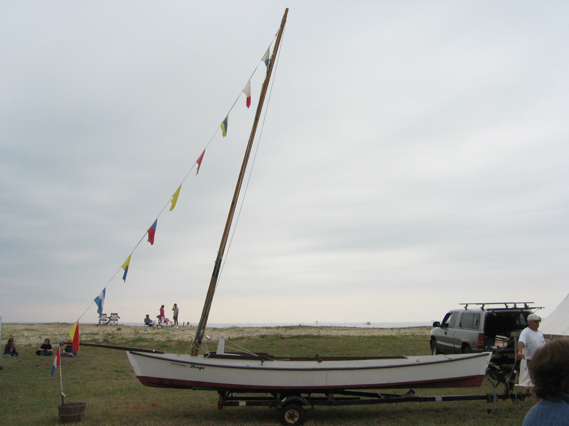 "Honga" - A Double-Ender at Deal Island in 2006