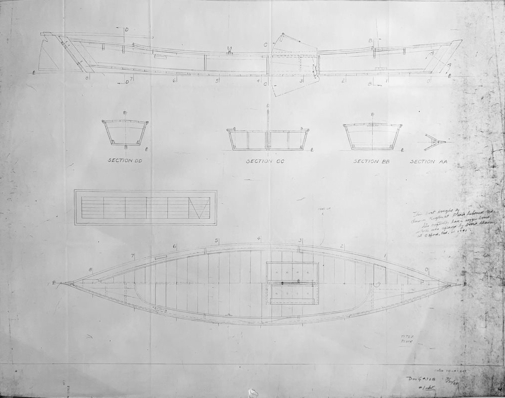An Index of Plans for Small Sailing Workboats at CBMM