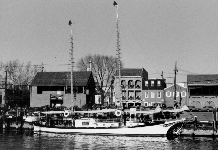 MUSTANG (brogan) Maryland's National Register Properties Inventory No.: AA-863 Date Listed: 4/2/1980 Location : Dock Street, Annapolis, Anne Arundel County Date of Construction: 1907 Architect/Builder: Moore Brothers