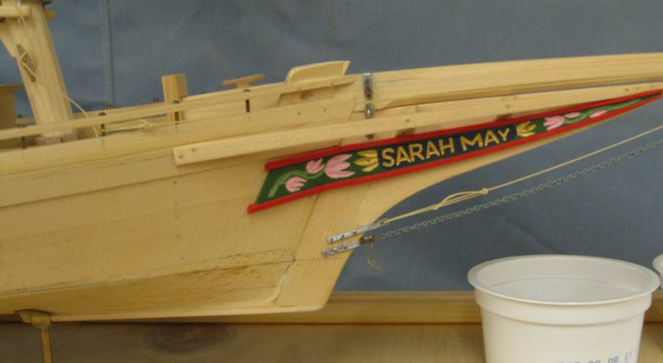 Crab Scrape Bateau Sarah May (originally Teddy ) 1:12 Scale Model by Edward R. Thieler CBMM Catalog No.: 2022.0004.0002