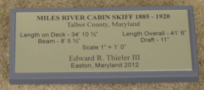 cabin skiff plaque