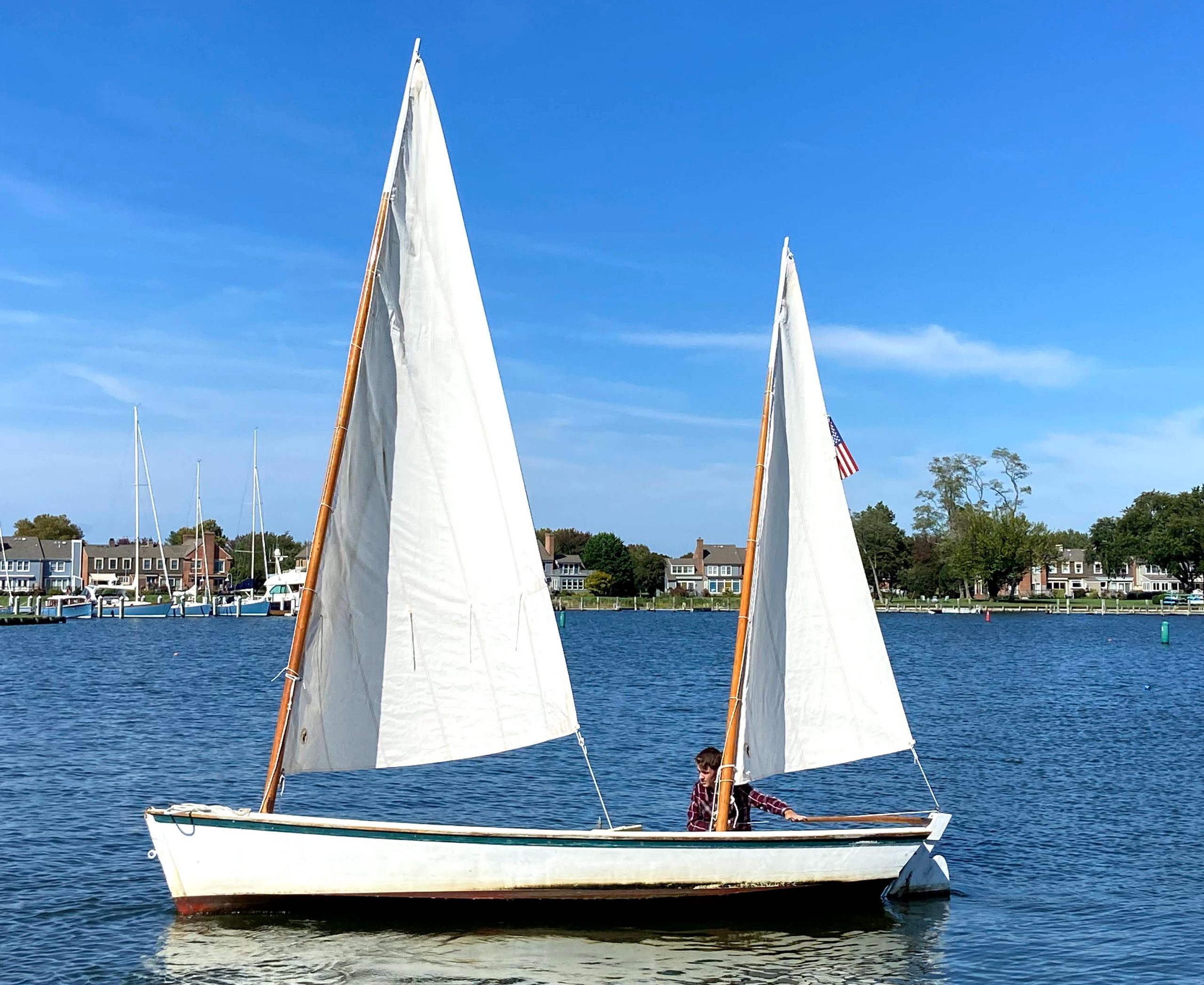 "Cinnamon Girl" - The Last Two-Sail Crabbing Bateau