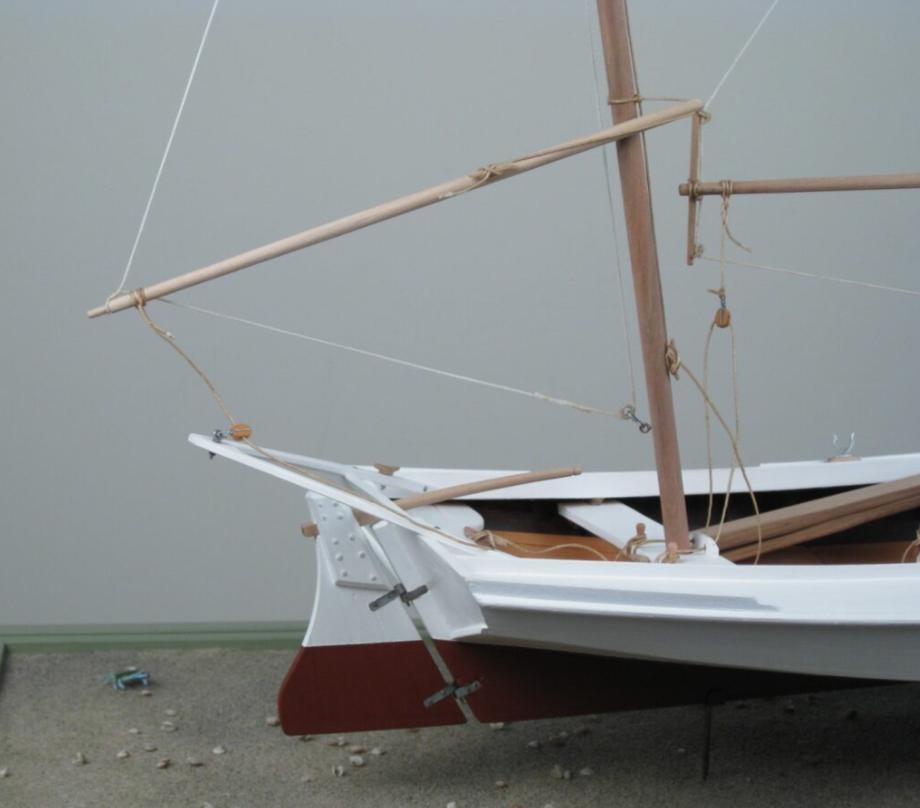 seaside bateau completed - stern fm side