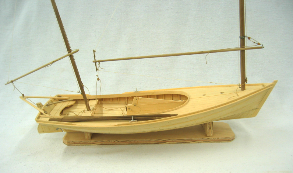 seaside bateau model - all rigging