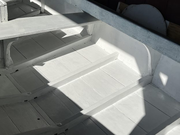 Oct 29, 2024 | Interior paint for the 1925 Smith Island skiff