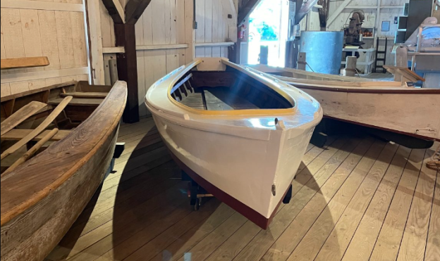 Oct 8, 2024 |  Barge done.  1920 skiff out.  1925 skiff epoxied.