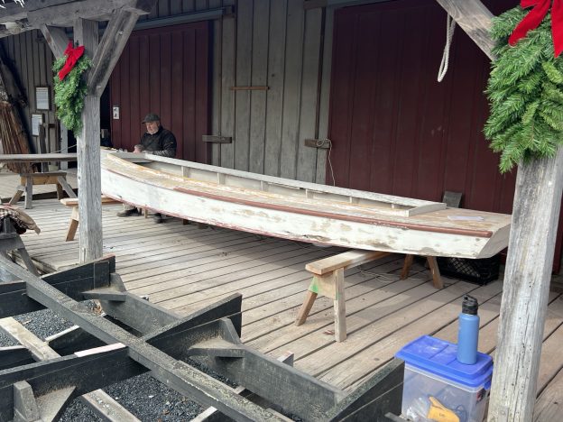 Dec 3, 2024 | 1920 Smith Island skiff:  Replacing frames
