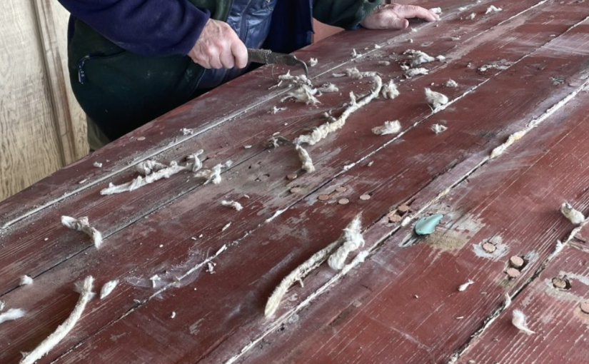 Mar 25, 2025 | 1920 skiff: Reefing seams