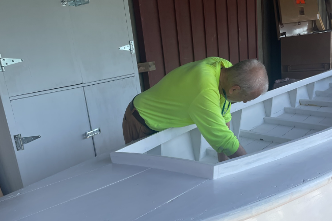 Apr 22, 2025 | 1920 skiff:  Frames and interior paint