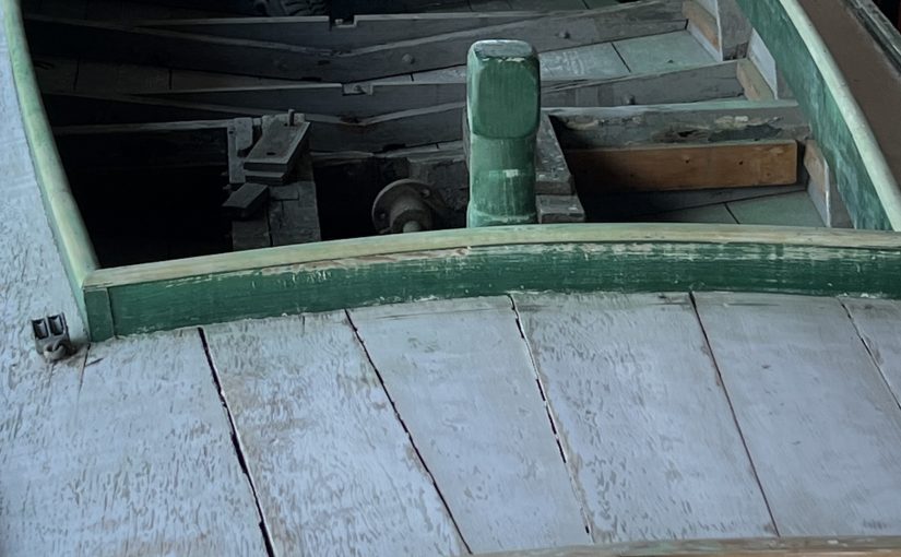 Aug 12, 2025 | Smith Island power skiff:  More cleaning, scraping, sanding